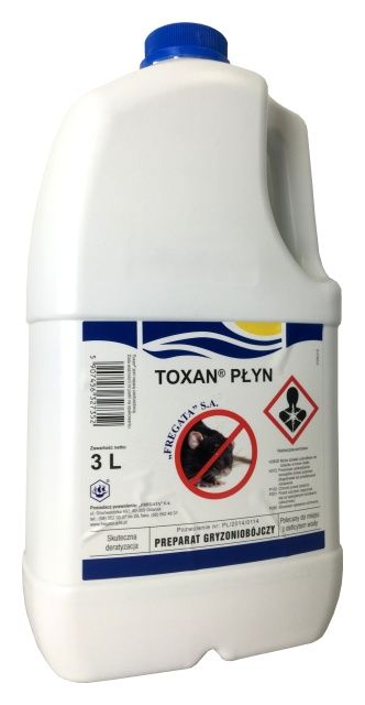 Toxan płyn 3l Fregata