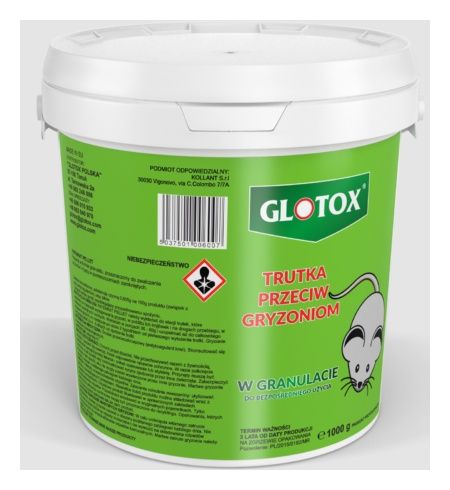 Trutka na gryzonie 1kg granulat Glotox