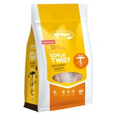 Szpilki do włókniny Twist czarne 100 sztuk Agrimpex