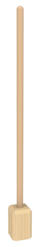 Ubijak do kapusty drewniany mały 78cm Browin 