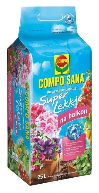 Uniwersalne podłoże Super Lekkie na balkon 25 L Compo
