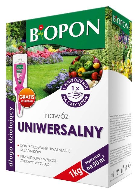 Nawóz długo działający uniwersalny 1 kg Bopon 
