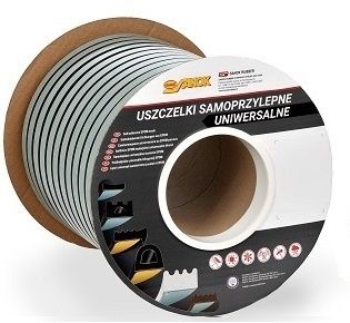 Uszczelka ROLKA 50m DGP 12x10 czarna Stomil Sanok 1