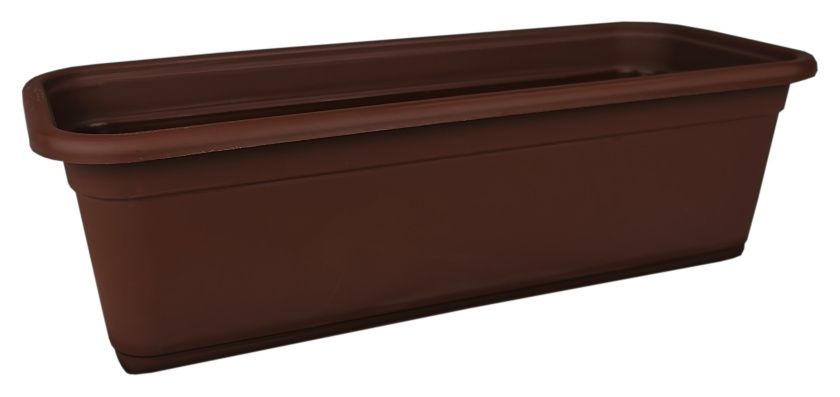 Skrzynka balkonowa VENUS Mat Eco Recycled 40 cm brązowy FormPlastic