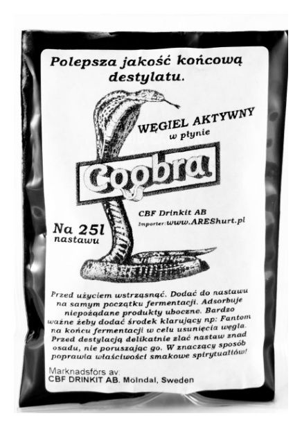 Węgiel aktywny płynny Coobra 140g1