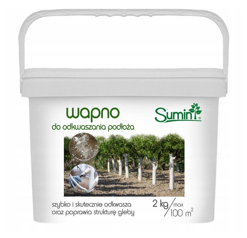 Wapno do odkwaszania podłoża 2kg Sumin