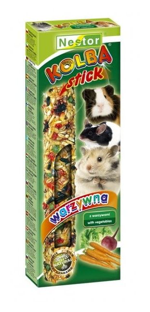KOLBA DLA GRYZONI I KRÓLIKÓW Z WARZYWAMI
