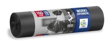 Worki na śmieci160 L Supermocne 10 szt Anna Zaradna