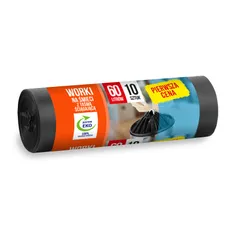 Worek na śmieci 60L 10 sztuk Sarantis