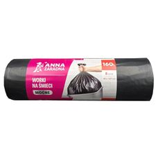 Worki na śmieci Stella ekologiczne 160L 10 sztuk czarne