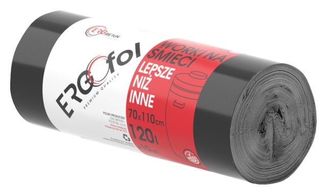 Worek na śmieci 10szt 120l Bieruń