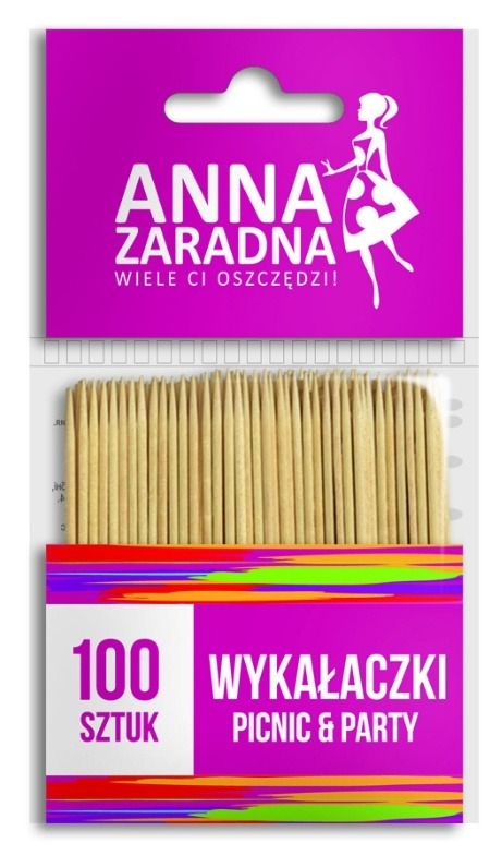 Wykałaczki drewniane 100 sztuk Anna Zaradna12