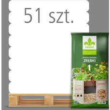 Wysoka grządka Zrębki 1 50L Kronen - Paleta (51 sztuk)