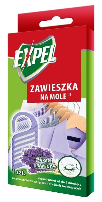 Zawieszka na mole lawenda 1szt Expel