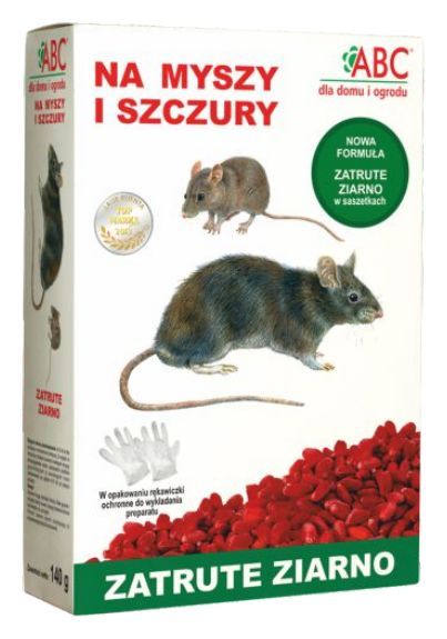 Zatrute ziarno na myszy i szczury 140g ABC