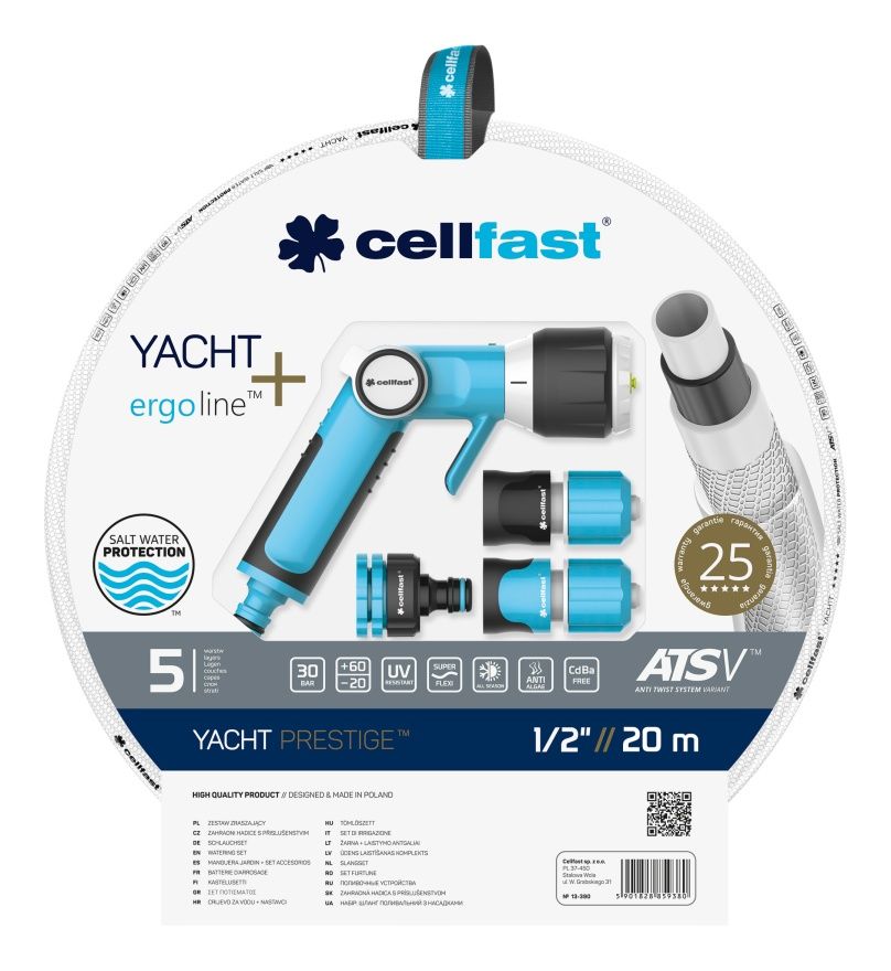 Zestaw zraszający Yacht Prestige ERGO 1/2" 20m Cellfast 13-390