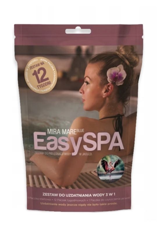 Zestaw EASY SPA środek do dezynfekcji wody basenowej i jacuzzi 3w1 Miramare