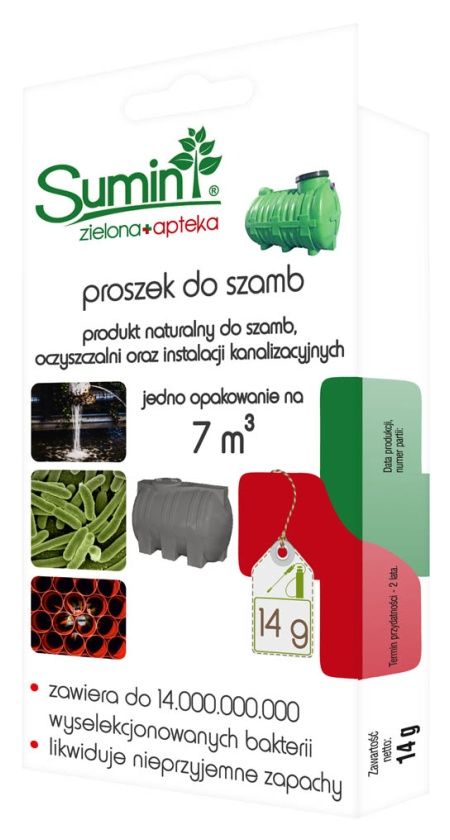 Biopreparat do szamb 14g SUMIN
