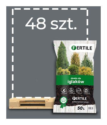 Ziemia do iglaków 50 L Fertile – Paleta (48 sztuk)
