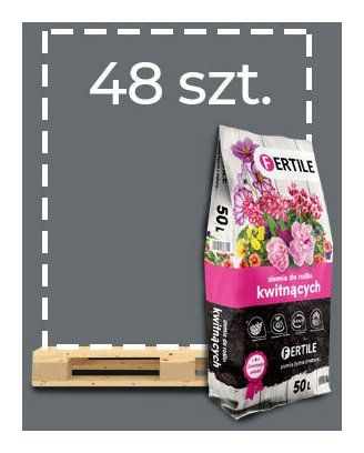 Ziemia do kwitnących 50 L Fertile &ndash;  Paleta (48 sztuk)