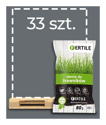 Ziemia do trawników 80 L Fertile – Paleta (33 sztuki)