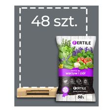 Ziemia do warzyw i ziół 50L Fertile – Paleta (48 sztuk)