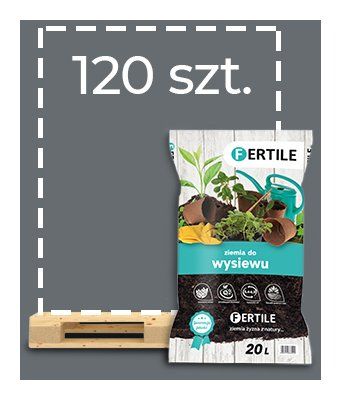 Ziemia do wysiewu 20 L Fertile &ndash; Paleta (120 sztuk)