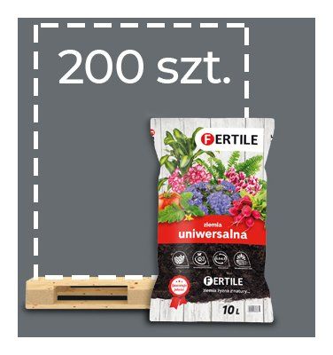 Ziemia uniwersalna 10 L Fertile &ndash; Paleta (200 sztuk)