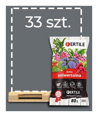 Ziemia uniwersalna 80 L Fertile &ndash; Paleta (33 sztuki)