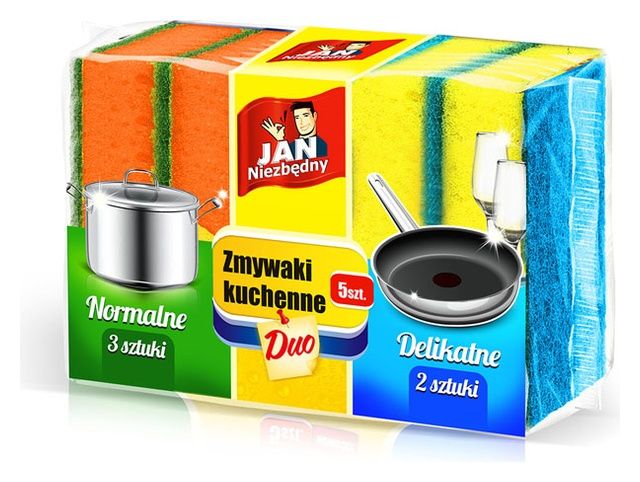 Zmywak kuchenny 5szt duo Jan Niezbędny