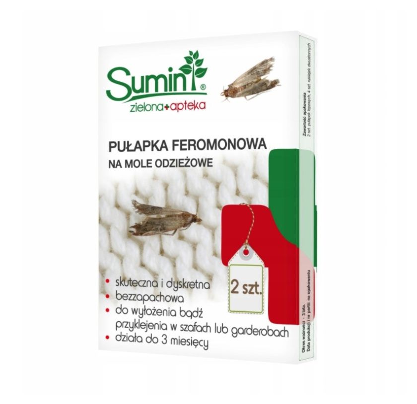 Pułapka na mole odzieżowe 2 sztuki Sumin