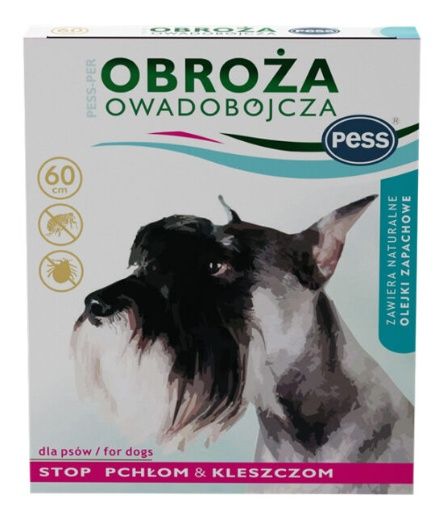 Obroża owadobójcza zapachowa dla psa Pess1