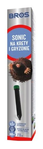 Sonic odstrasza krety zabezpiecza teren o pow. 500-600 m2  Bros