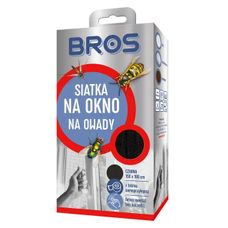 Siatka na okno 150x180 czarna Bros