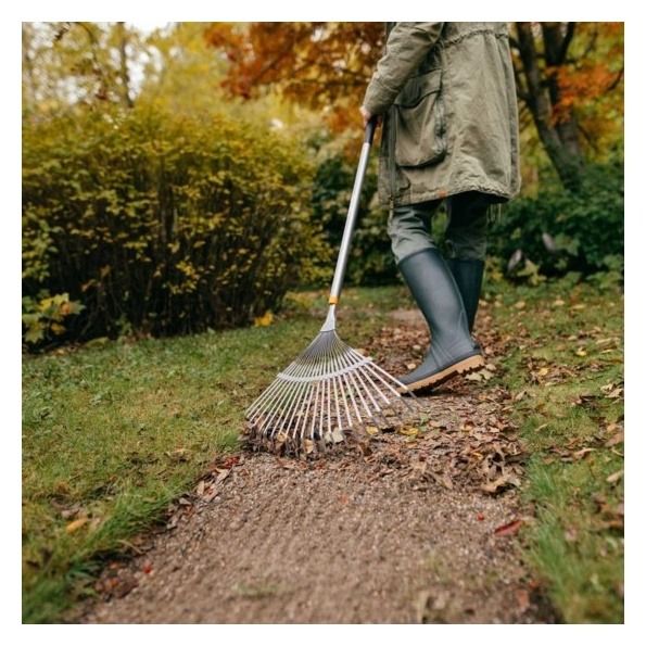 Grabie do liści metalowe, wachlarzowe Ergonomic 1076977 Fiskars4