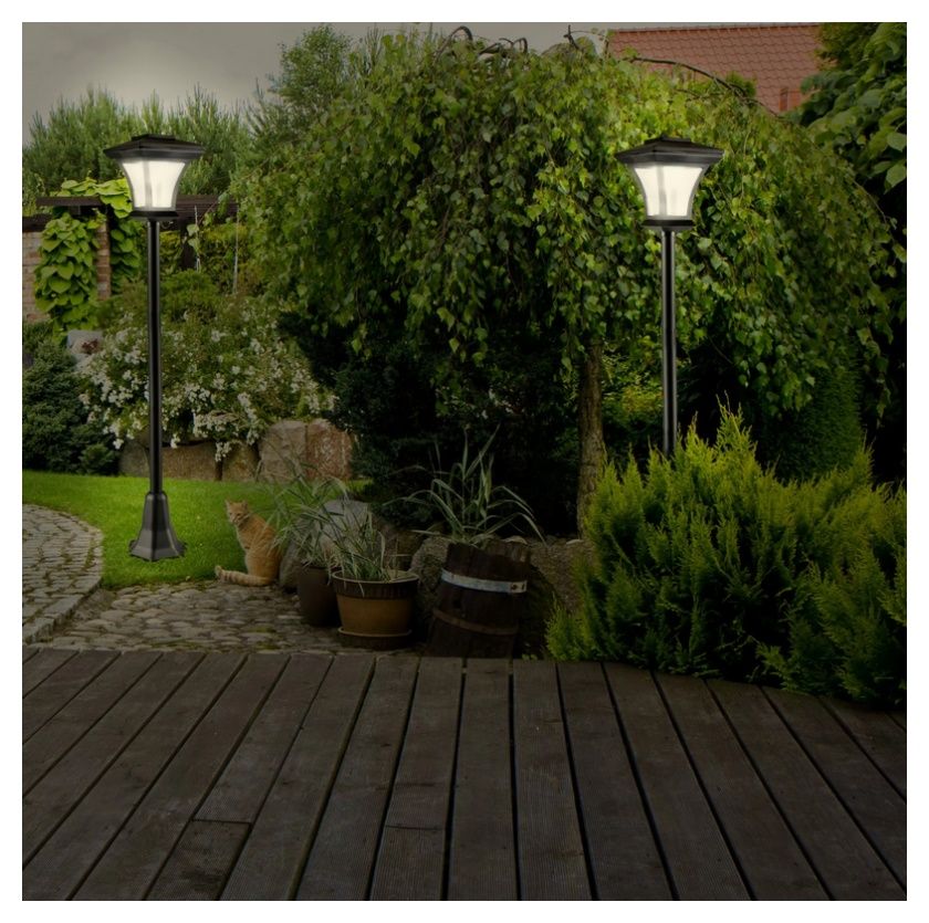 Lampa solarna latarnia LED TIRANA 120cm 325518 Goldlux23