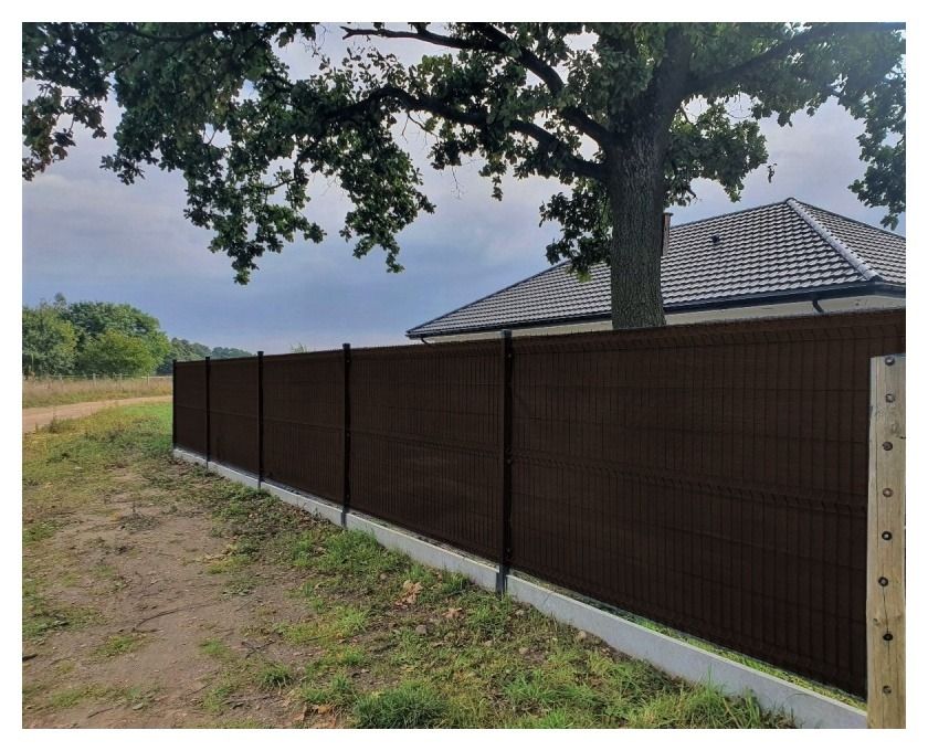 Siatka cieniująca 95% 1,5x50m 200g brązowa Linarem