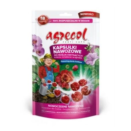 Agrecol Ferticaps kapsułki nawozowe do roślin kwitnących Agrecol Ferticaps kapsułki nawozowe do roślin kwitnących