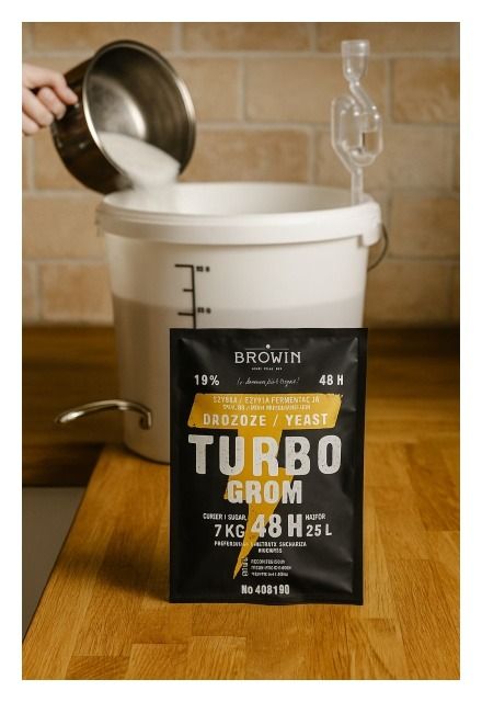 Drożdże TURBO GROM 48h od Browi