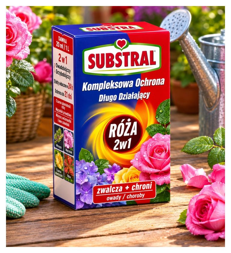 Kompleksowa ochrona kwiaty długo działająca 2w1 Substral