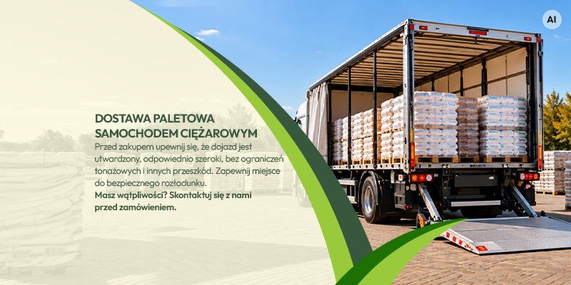 Ziemia na palecie dostawa - Grafika